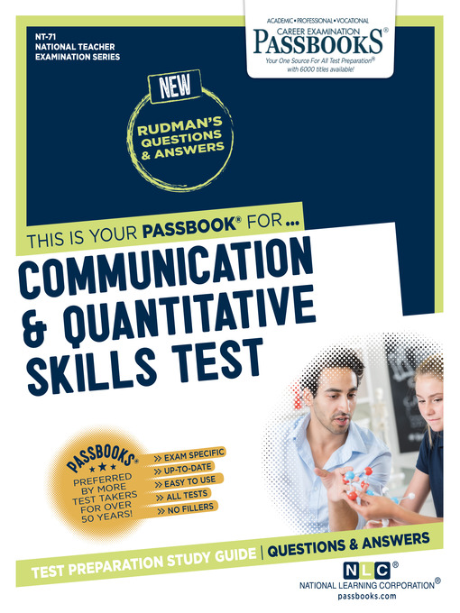 Title details for Communication and Quantitative Skills Test by National Learning Corporation - Available